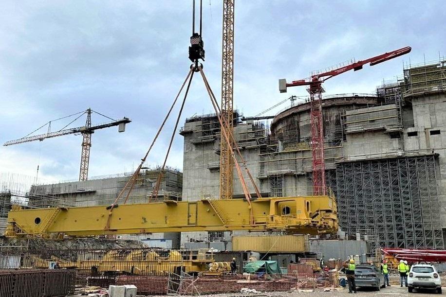 Akkuyu Nükleer Santrali’nde Kutup Vincinin Kurulumu Tamamlandı