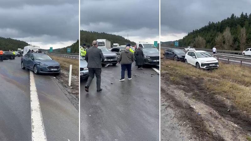 Anadolu Otoyolu’nda Zincirleme Kaza: 6 Yaralı