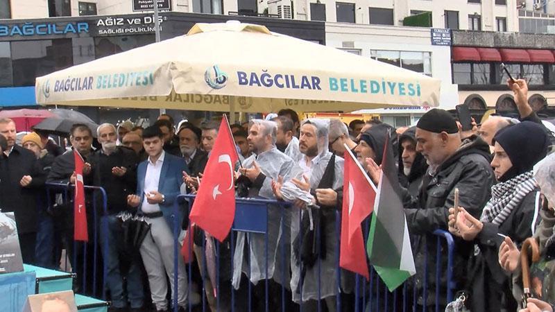 Bağcılar’da Filistin’e Destek Eylemi: “Zalime Karşı Direneceğiz”