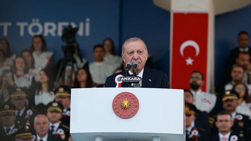 Erdoğan Polis Akademisi Mezuniyet Töreninde Konuştu: “Göreviniz Çok Büyük Bir Sorumluluk”