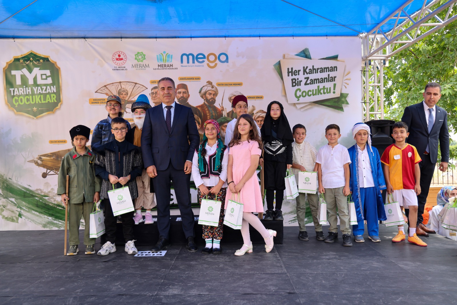 TARİH YAZAN ÇOCUKLAR MERAM’DA: 77 KAHRAMAN ÖĞRENCİLERİN KALEMİYLE YENİDEN HAYAT BULDU