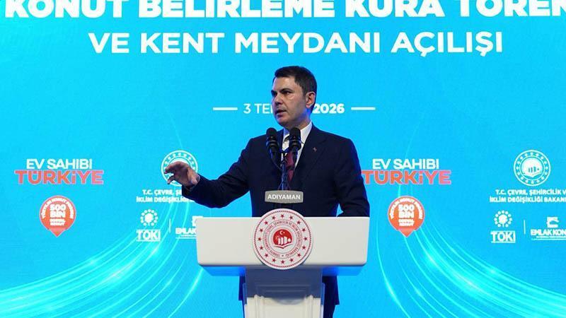 Adıyaman’da Konut Kuraları Çekildi, Kent Meydanı Açıldı