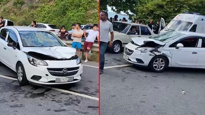 Ereğli’de Otomobil Baba ile 3 Yaşındaki Oğluna Çarptı: 3 Yaralı