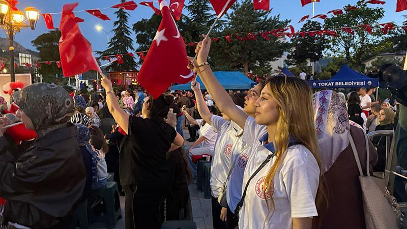 Tokat’ta 15 Temmuz’un 10’uncu yılında demokrasi nöbeti
