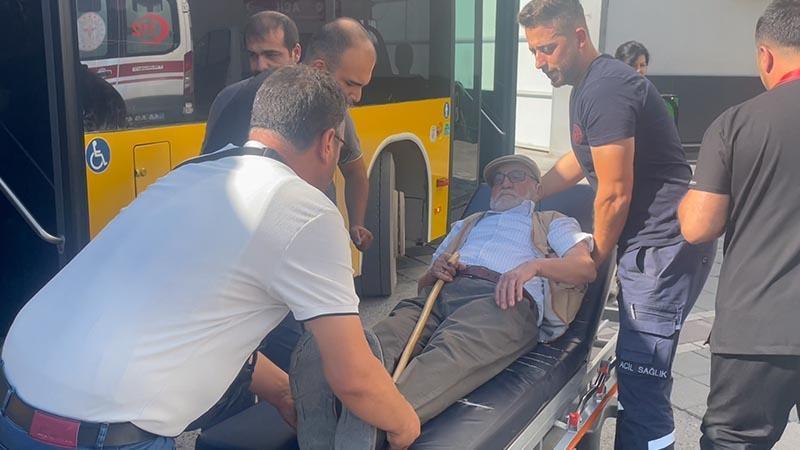 Yolcu otobüste fenalaştı, şoför rotayı hastaneye çevirdi