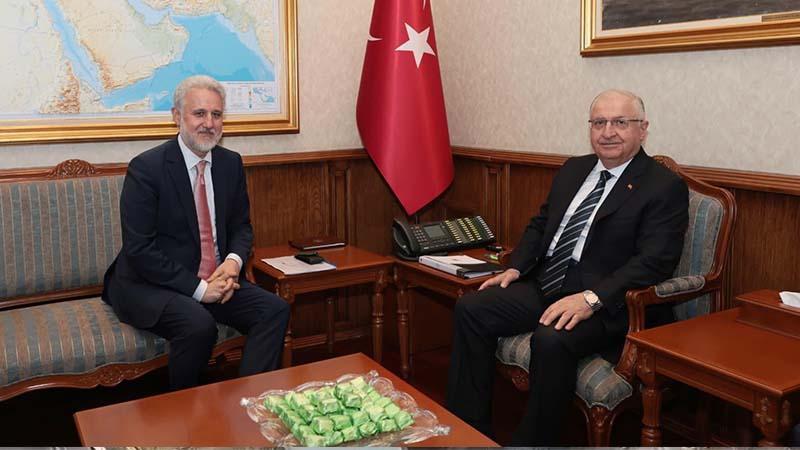 Bakan Güler, Romanyalı Büyükelçi Lazurca ile Görüştü