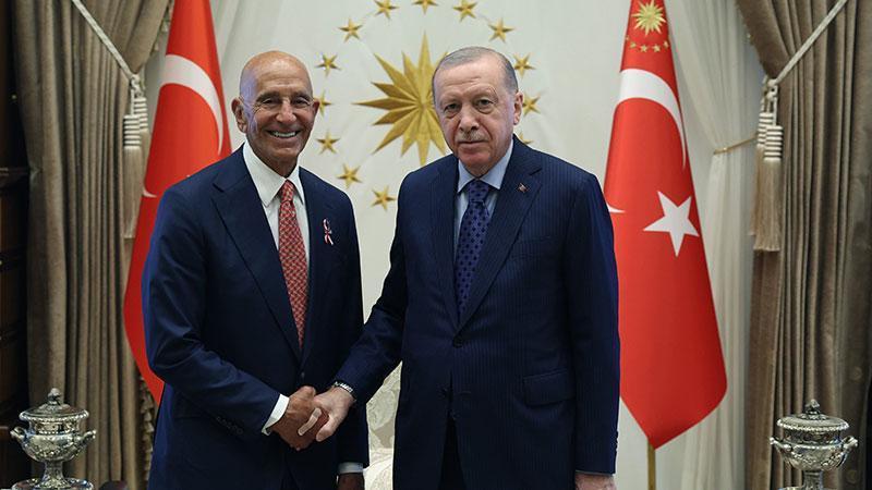 Cumhurbaşkanı Erdoğan, Tom Barrack ile görüştü