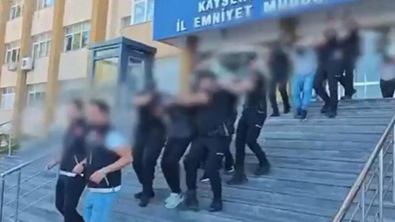 Kayseri’de torbacılara yönelik operasyon: 7 şüpheli tutuklandı