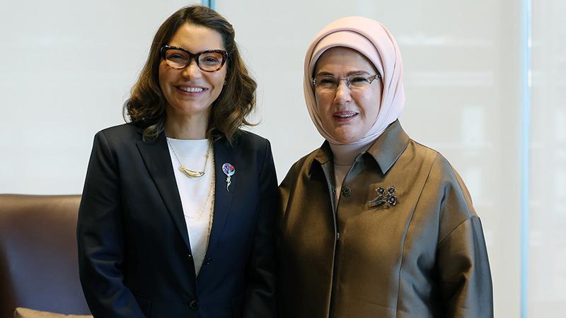 Emine Erdoğan, Rosangela Lula da Silva ile New York’ta görüştü
