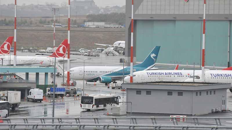 İstanbul Havalimanı’nda Caspian Airlines uçağına 3 milyon euroluk haciz