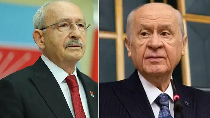 Bahçeli ile Kılıçdaroğlu arasında 15 dakikalık görüşme