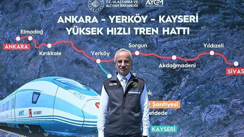 Yerköy-Kayseri YHT Hattı’nda fiziki ilerleme yüzde 50’yi aştı