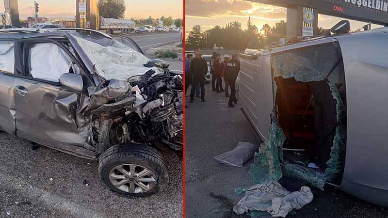 Malatya’da Minibüs ile Otomobil Çarpıştı: 3 Yaralı