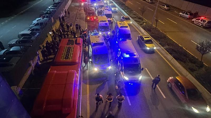 Ankara’da EGO otobüsü üst geçide çarptı: 24 kişi yaralandı